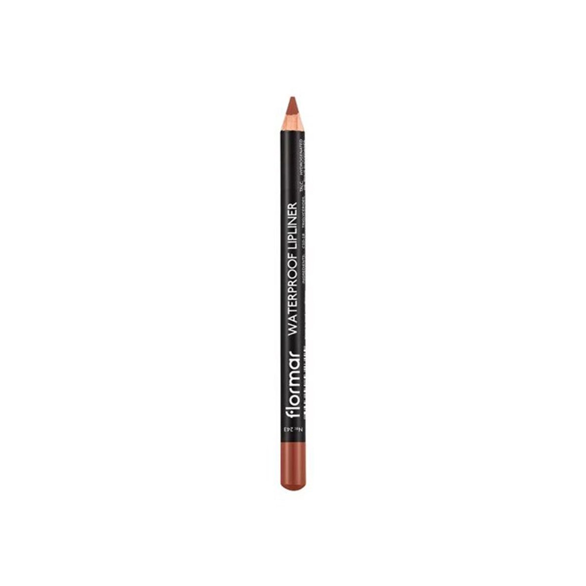 Flormar Waterproof Lipliner Pencil - 243 Hot Cocoa 1pc