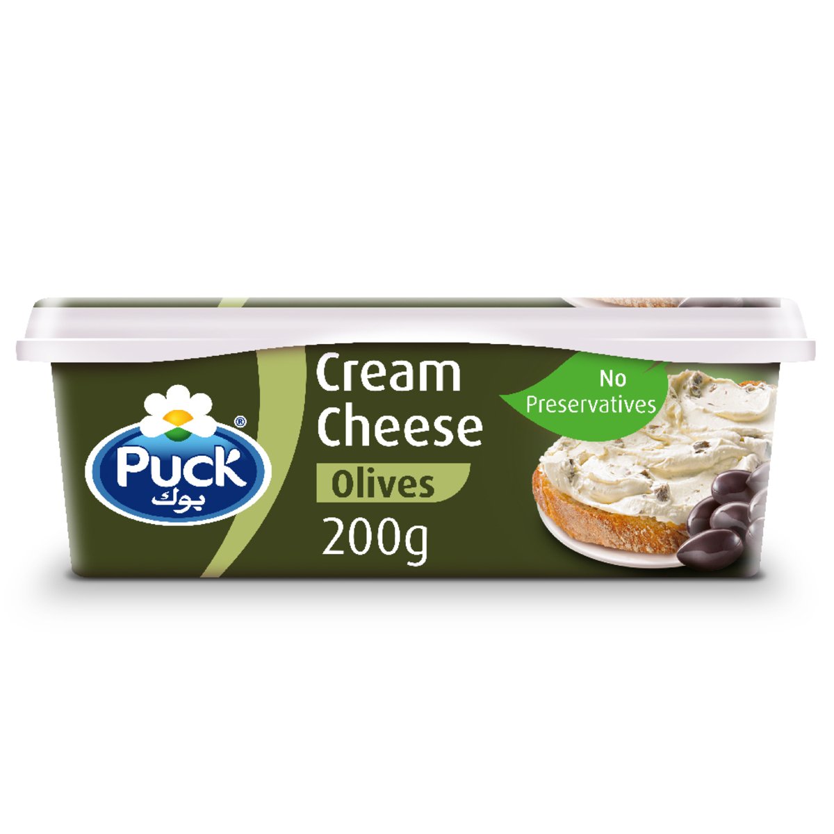 Puck Cream Cheese Olives Spread 200 g