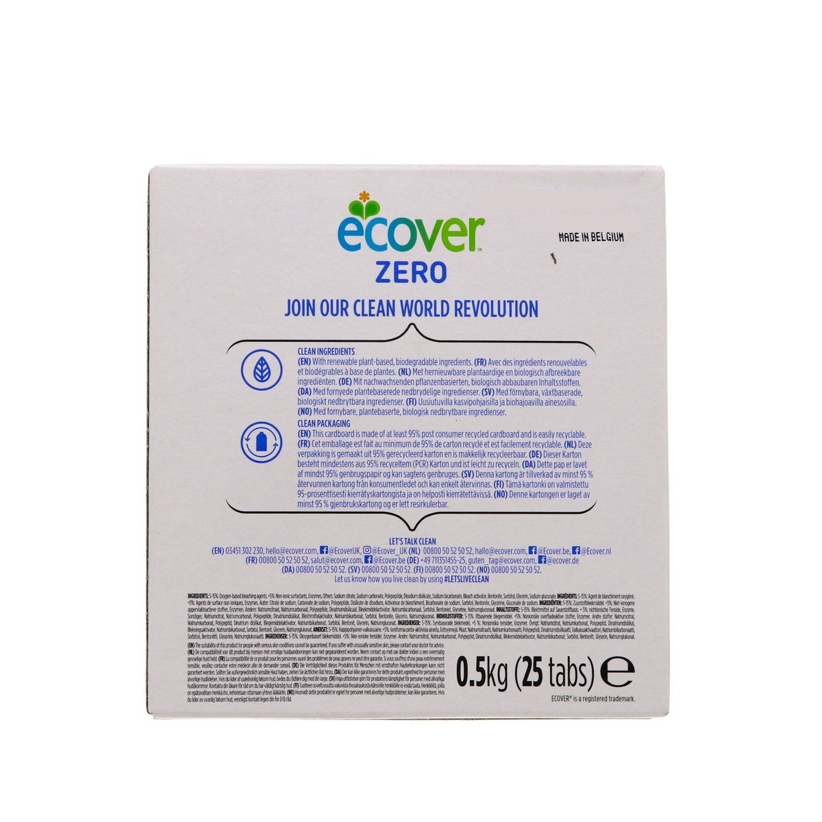 Ecover Zero Dishwasher Tablets 25pcs