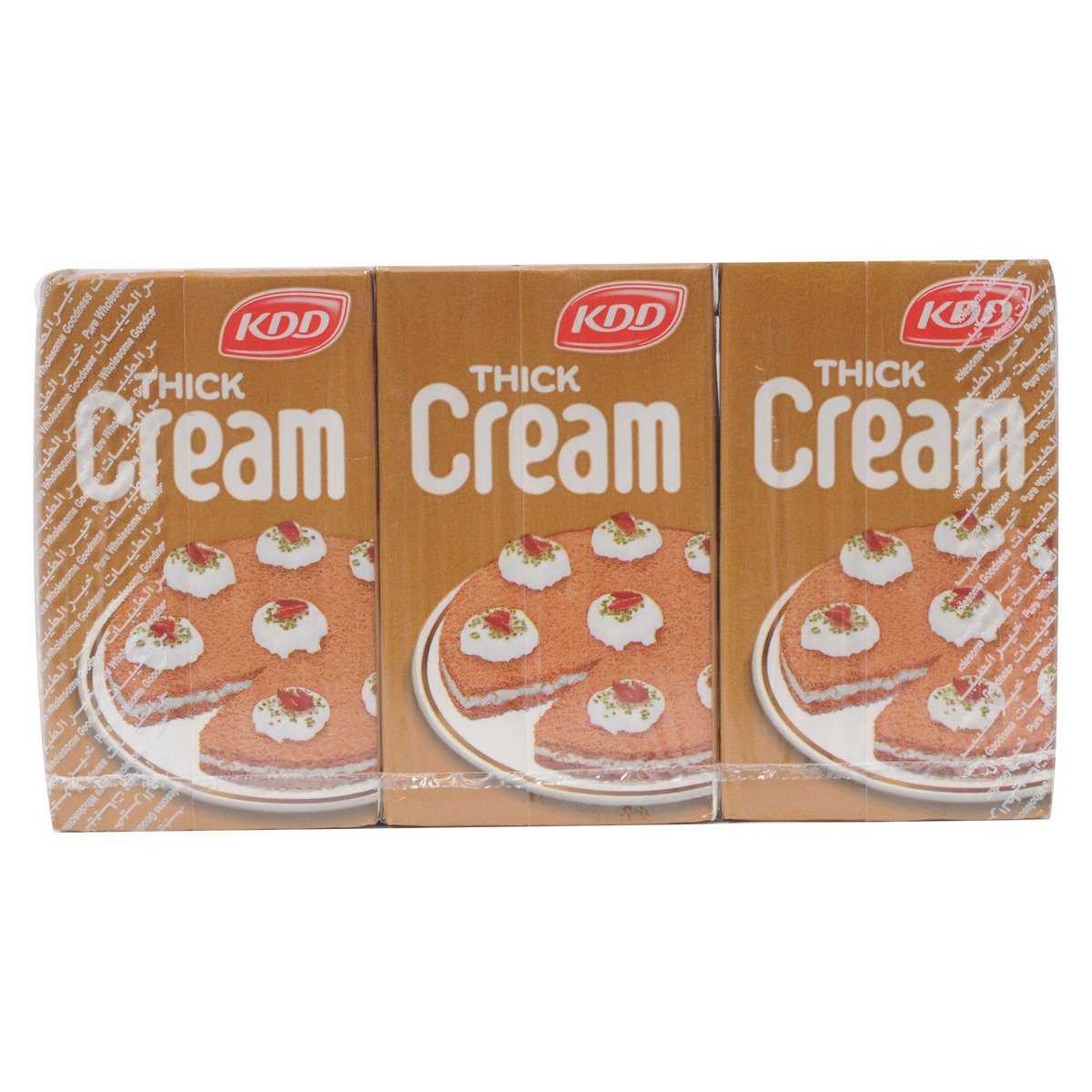Buy KDD Thick Cream 3 x 250 ml Online at Best Price | Other Dairy Products | Lulu UAE in Saudi Arabia