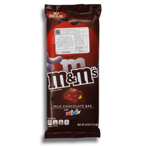 ام اند امز لوح شوكولاتة بالحليب مع مينيز 113.4 جم