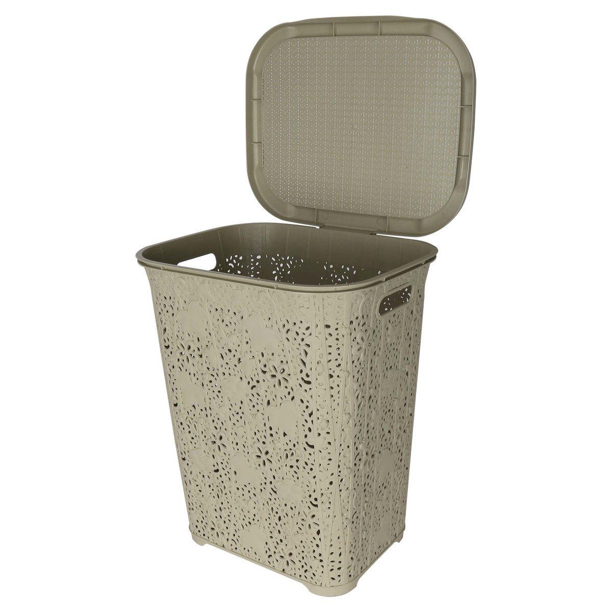 Saglam Lace Laundry Basket with Lid Big 207 Assorted Colors