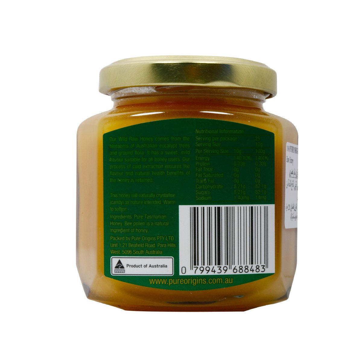 Pure Origins Australian Wild Raw Honey 250g