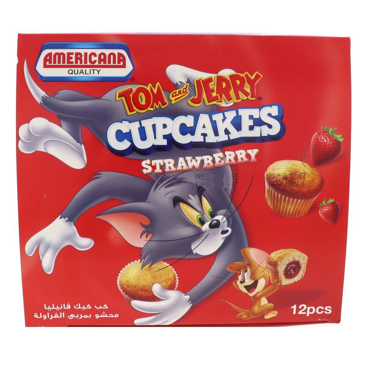 Americana Tom & Jerry Strawberry Cup Cake 35 g Online at Best