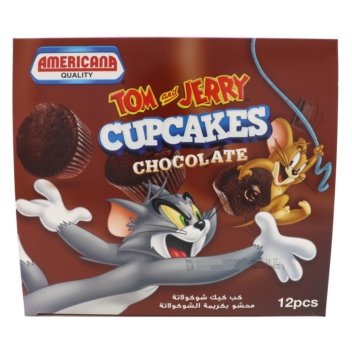 Americana Tom & Jerry Chocolate Cup Cake 12 x 35 g