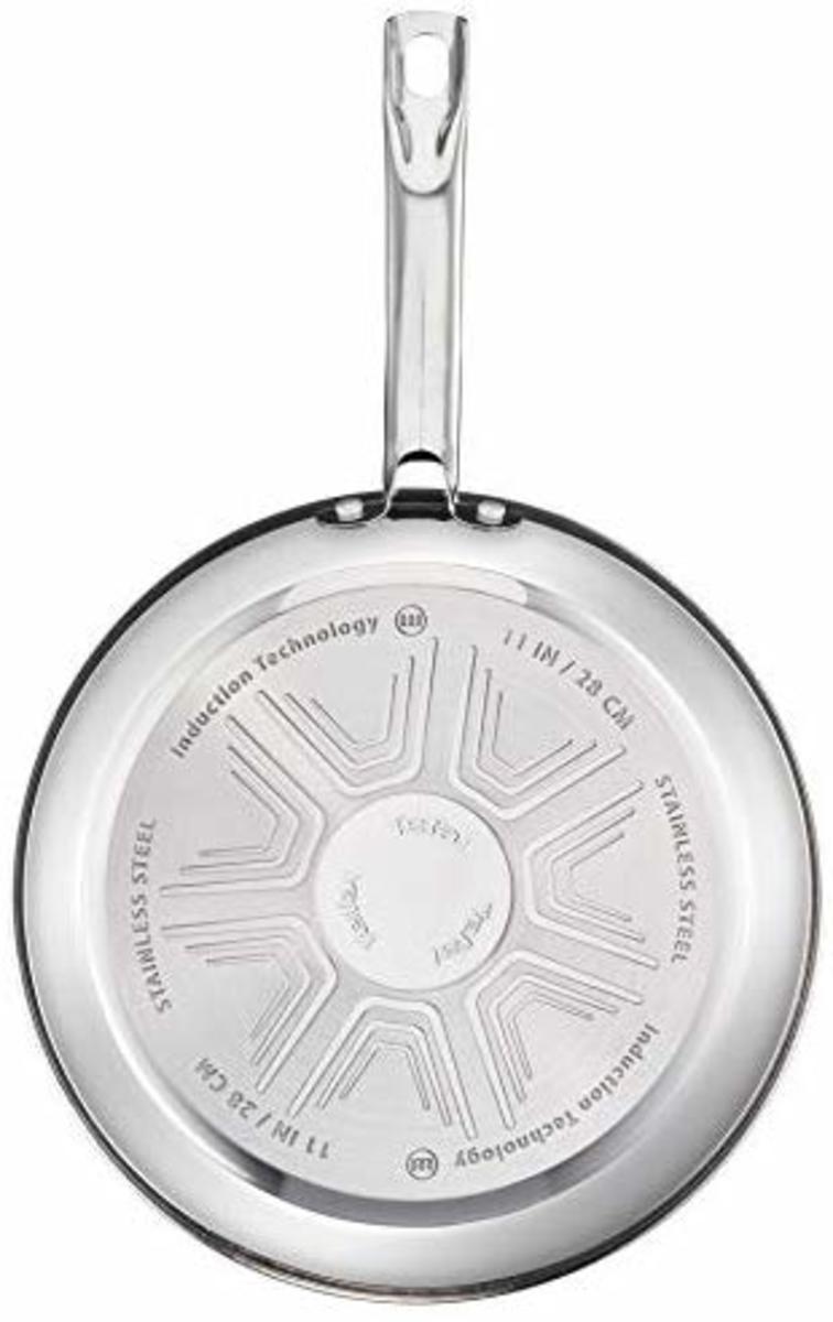 Tefal Intuition Stainless Steel Dutch Oven 24cm + Fry Pan 28cm