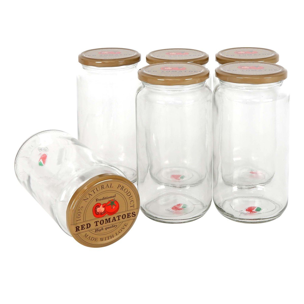 Home Glass Jar Assoted 19-TJC 6pcs