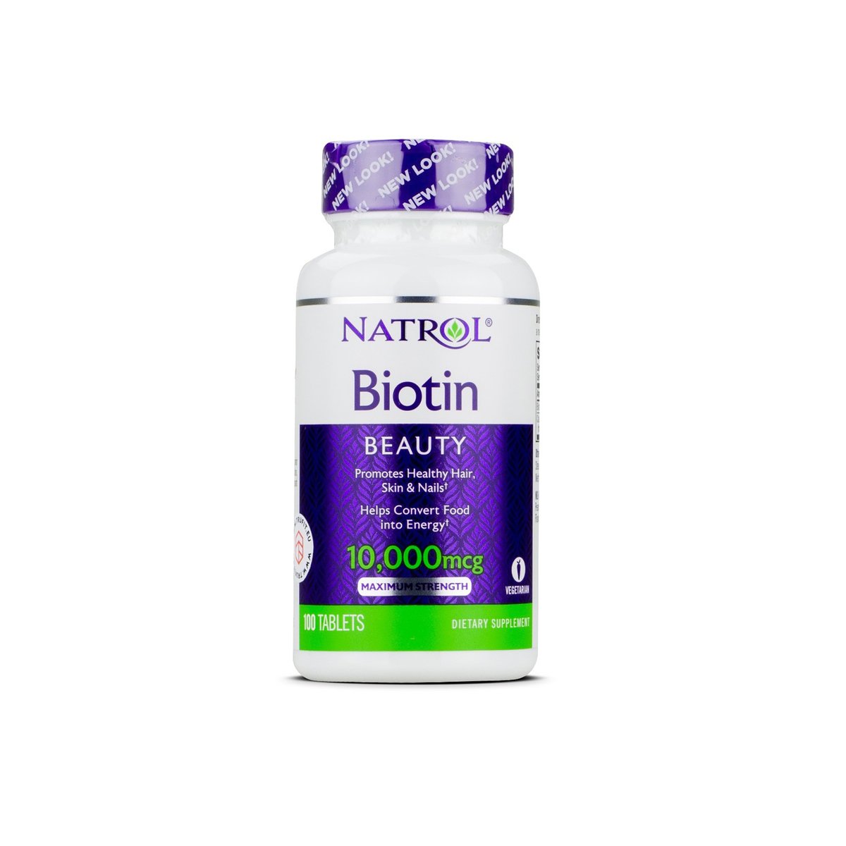 Natrol Biotin Beauty Dietary Supplement 100 Capsules