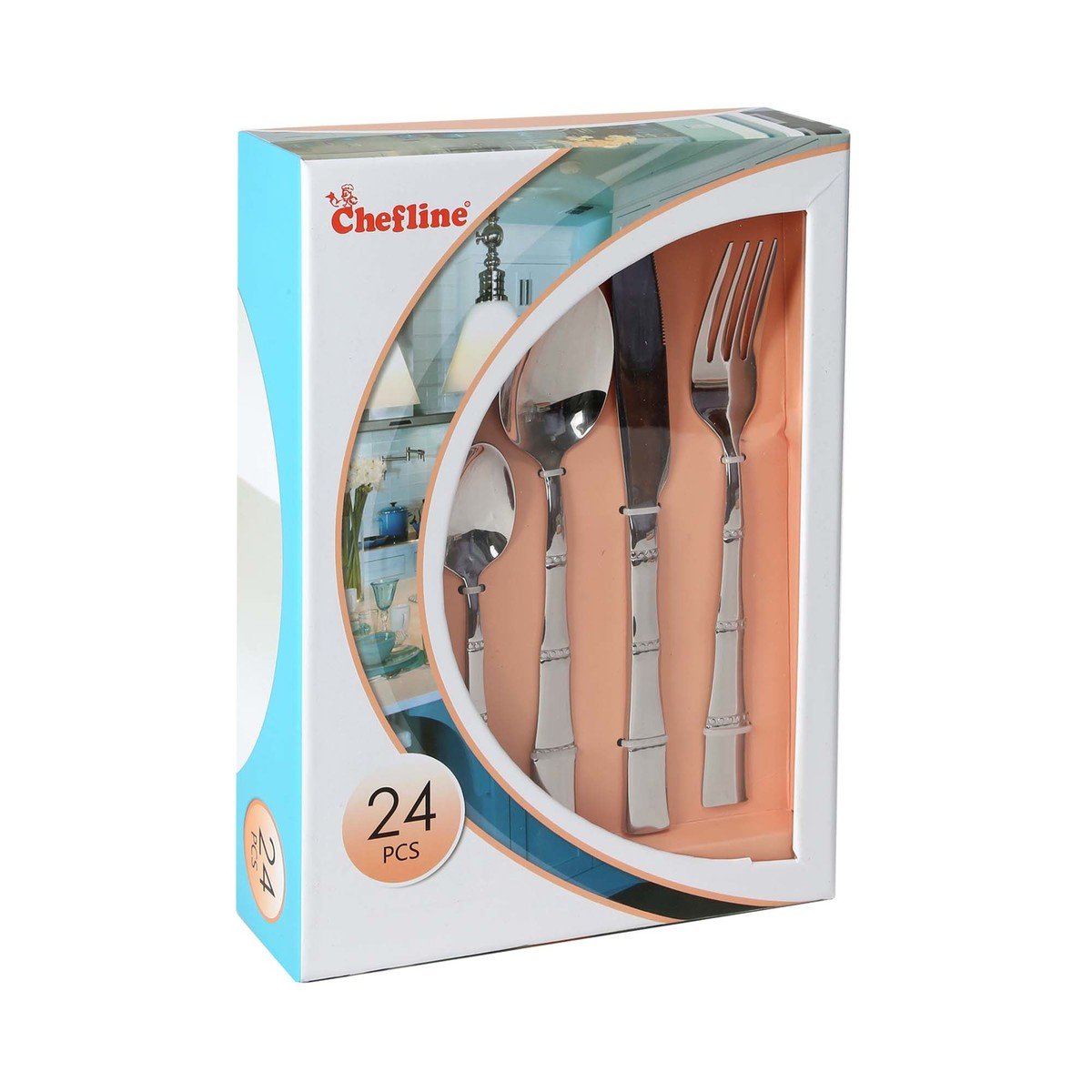 Chefline Stainless Steel Cutlery Set 24pcs FT1533