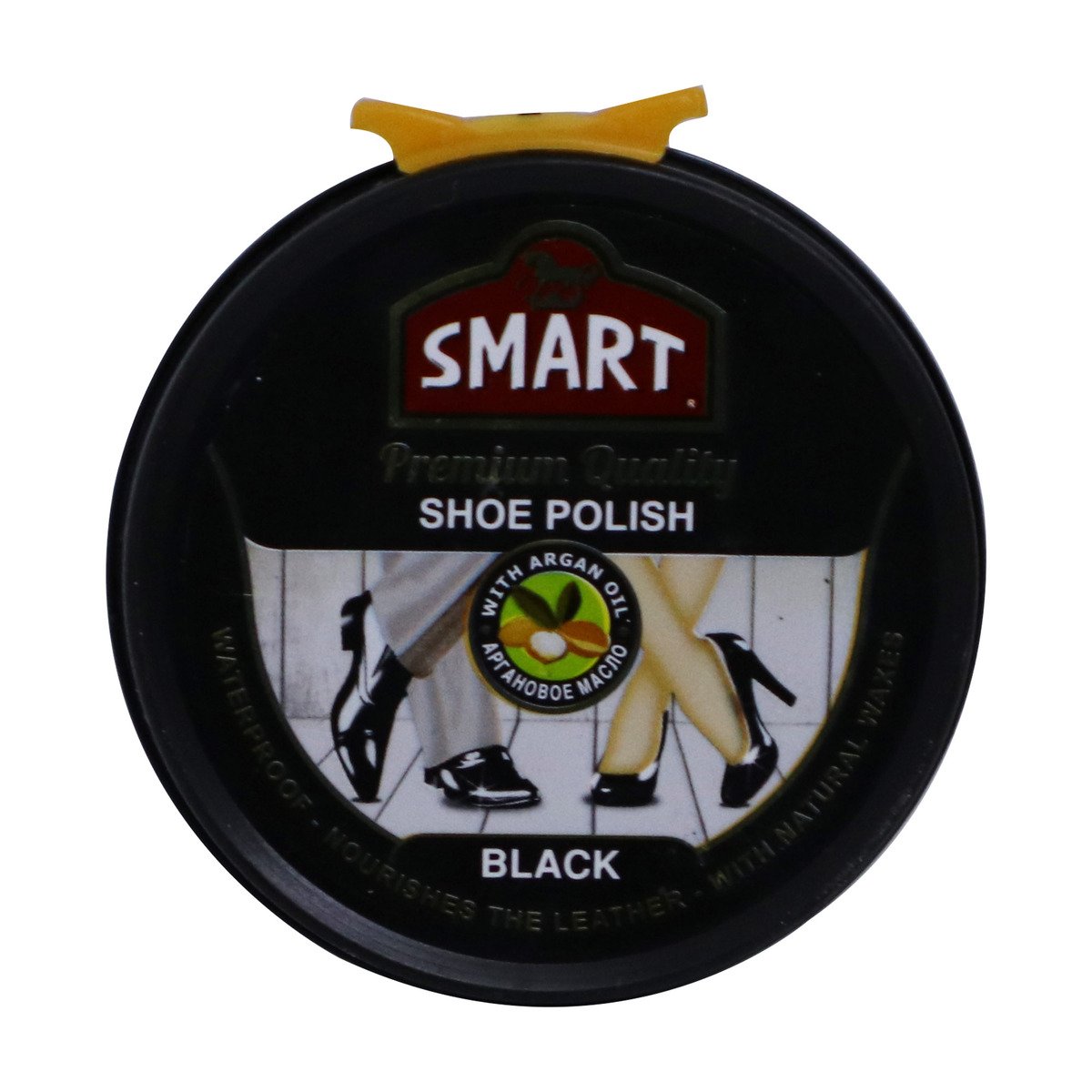Smart Premium Cream Shoe Polish With Argan Oil Black 50ml
