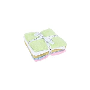 Eten Infants Face Towel 5pcs Pack, Assorted Colors