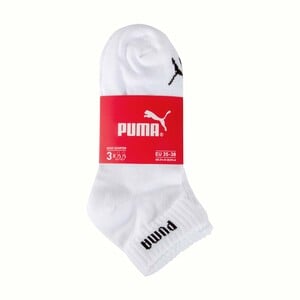 Puma Men's Basic Quarter Socks 3 Pair Pack 88749802 - Size 35-38