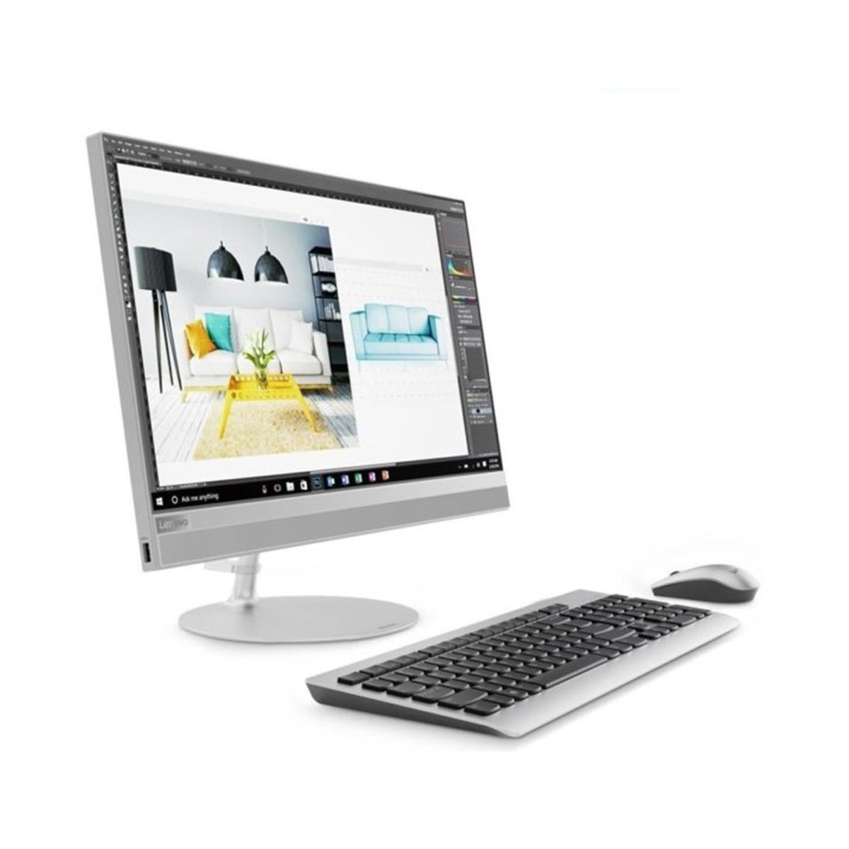 Lenovo All in One Desktop 520-F0DT009DAX Core i5 Silver