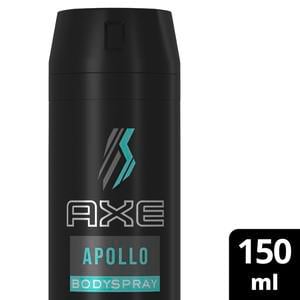 Buy Axe Deo Apollo 48H Fresh Body Spray 150 ml Online at Best Price | Mens Deodorants | Lulu Kuwait in UAE