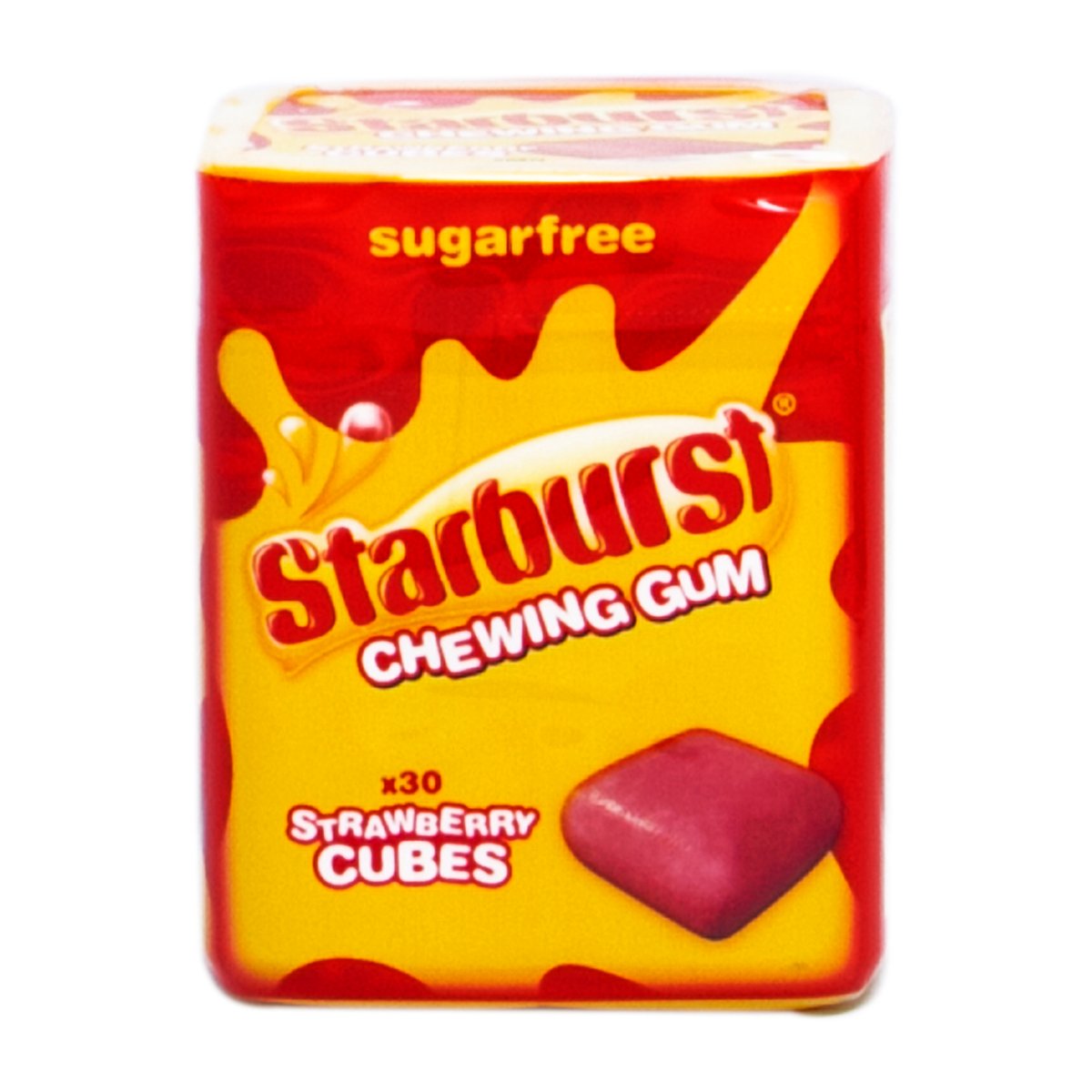 Starburst Strawberry Chewing Gum Sugar Free 72 g