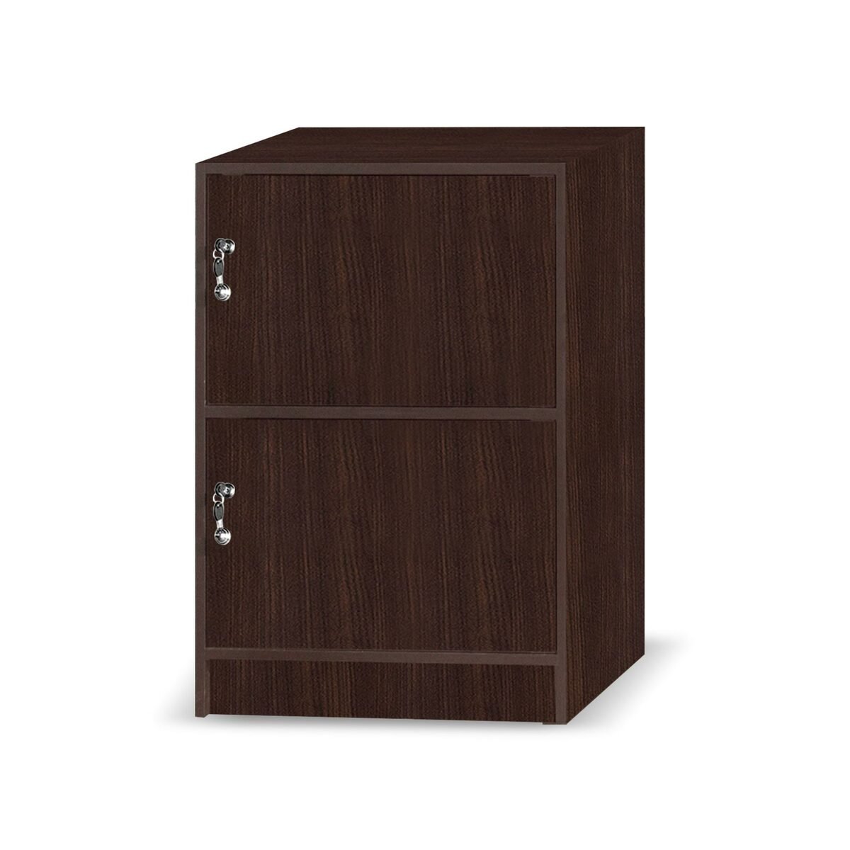 Maple Leaf Home Locker Cabinet 2Door Wenge Color