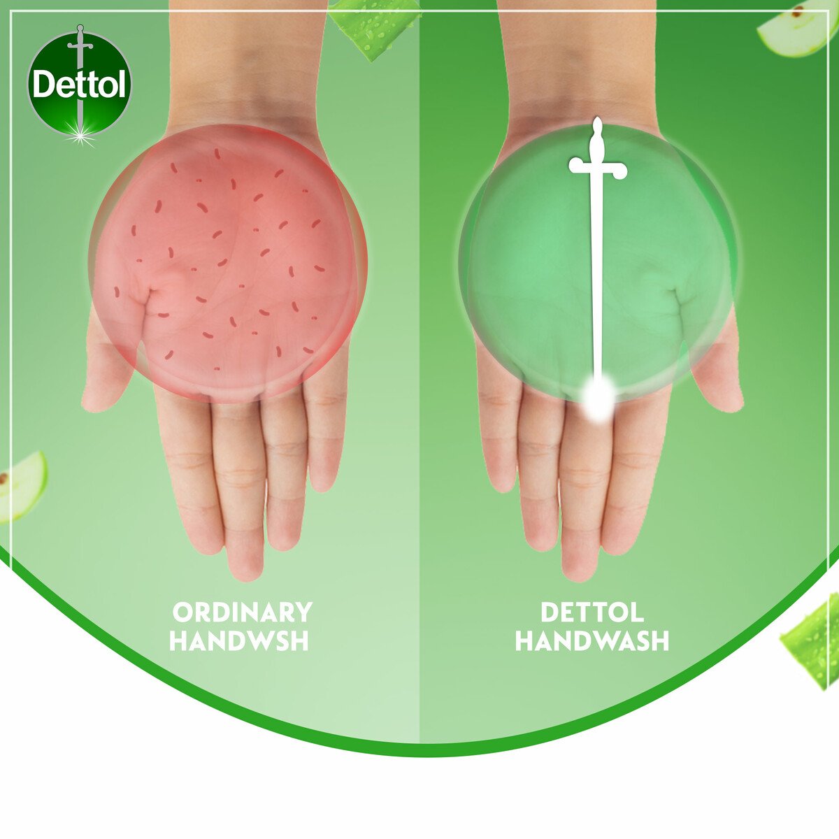 Dettol Soothe Handwash Liquid Soap Aloe Vera & Apple Fragrance 400 ml