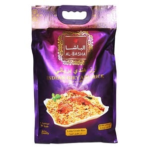 اشتري قم بشراء الباشا أرز هندي برياني 5 كجم Online at Best Price من الموقع - من لولو هايبر ماركت  بسمتي في السعودية