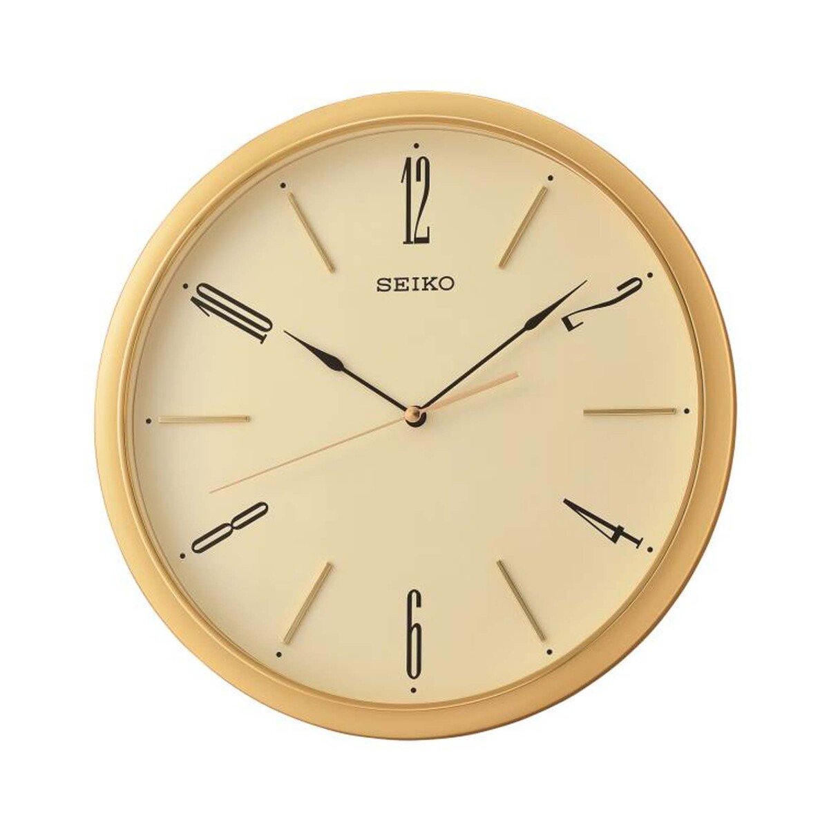 Seiko Quiet Sweep Second Hand 3D intex Wall Clock QXA725G Online at Best  Price | Clock | Lulu UAE