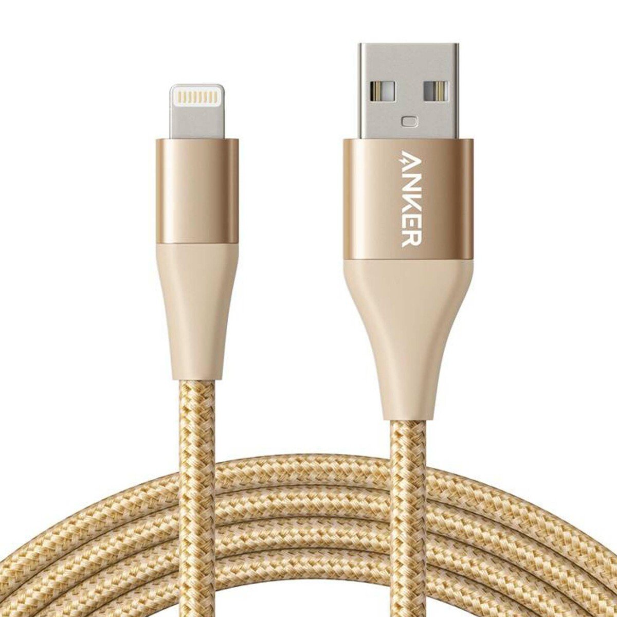 Anker PowerLine+II Lightning Cable A8453HB1 6 Feet Gold
