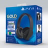 Sony Gold Wireless Gaming Headset for PlayStation 4 + Fortnite Voucher 2019