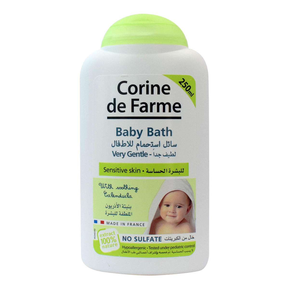 Corine De Farme Gentle Baby Bath Sulfate Free 250 ml