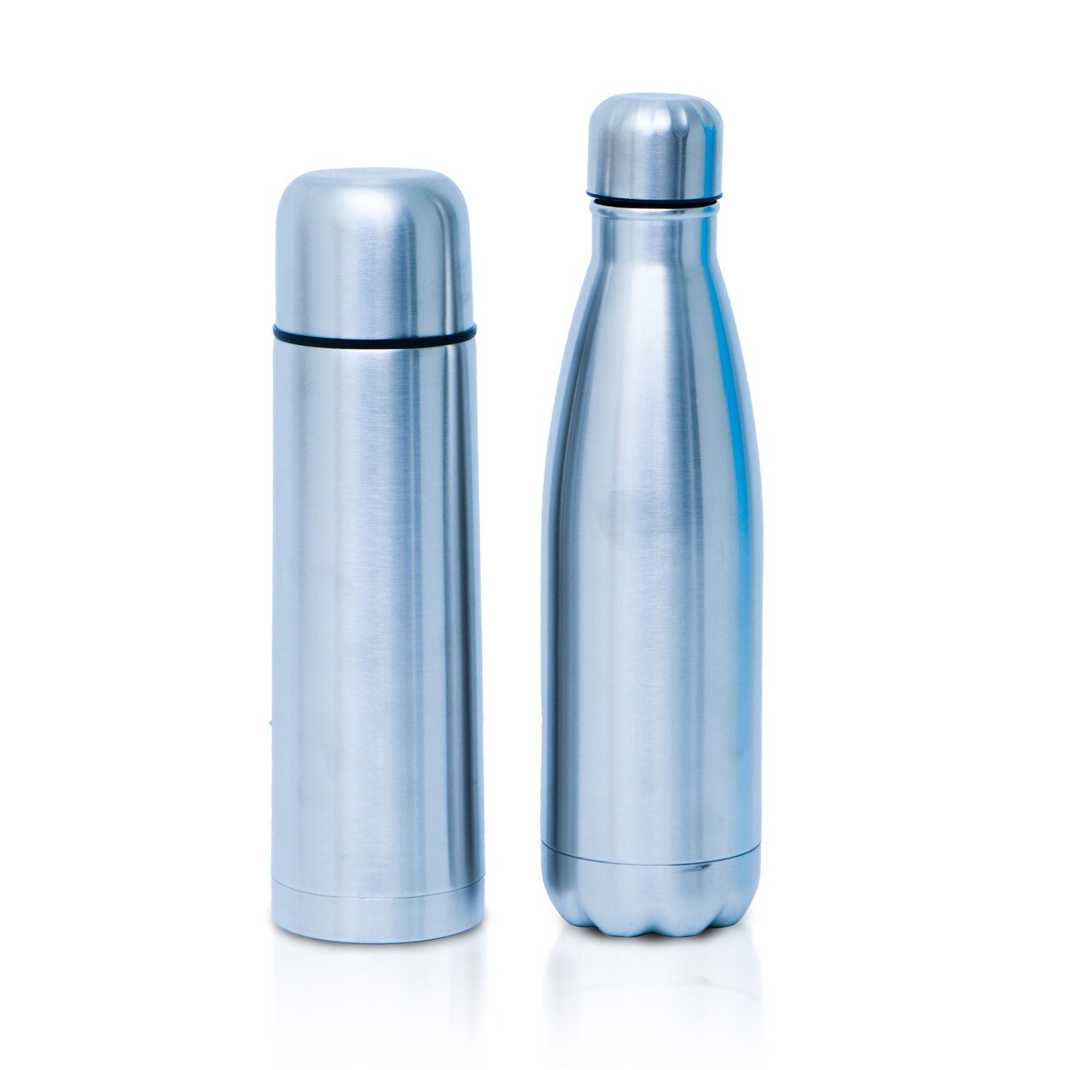 Speed Stainless Steel Flask 500ml + Stainless Steel Vacuum Bottle 500ml Assorted Color