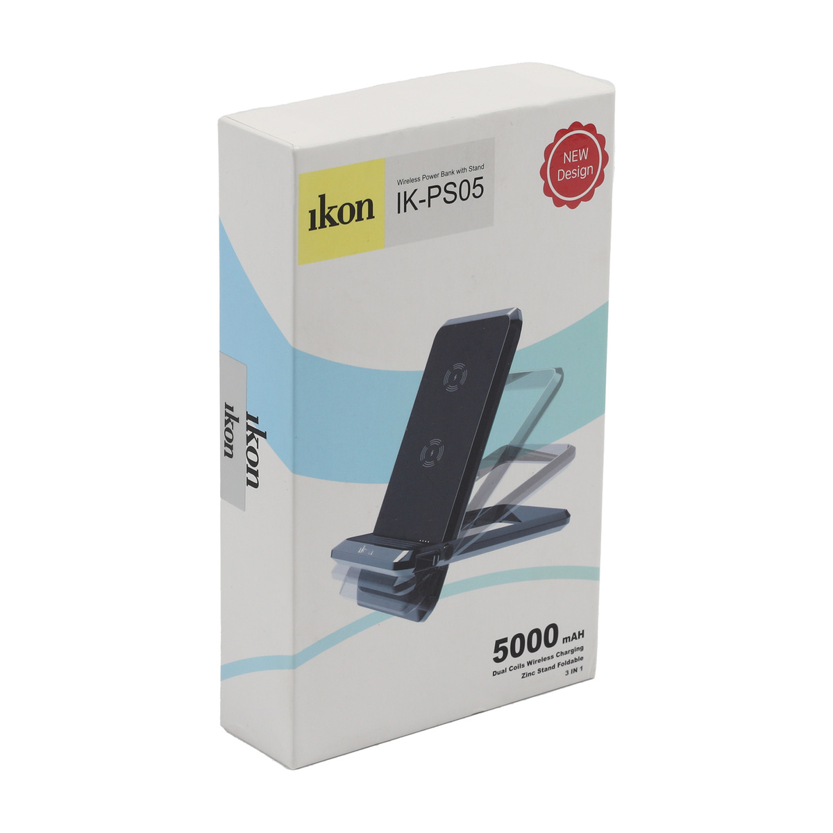 Ikon Wireless Power Bank With Stand IK-PS05 5000mAh