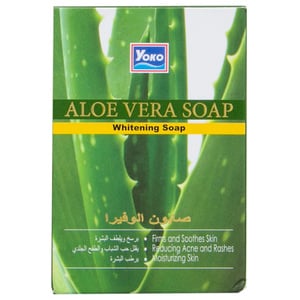 Buy Yoko Aloe Vera Whitening Soap 100 g Online at Best Price | Bath Soaps | Lulu UAE in UAE