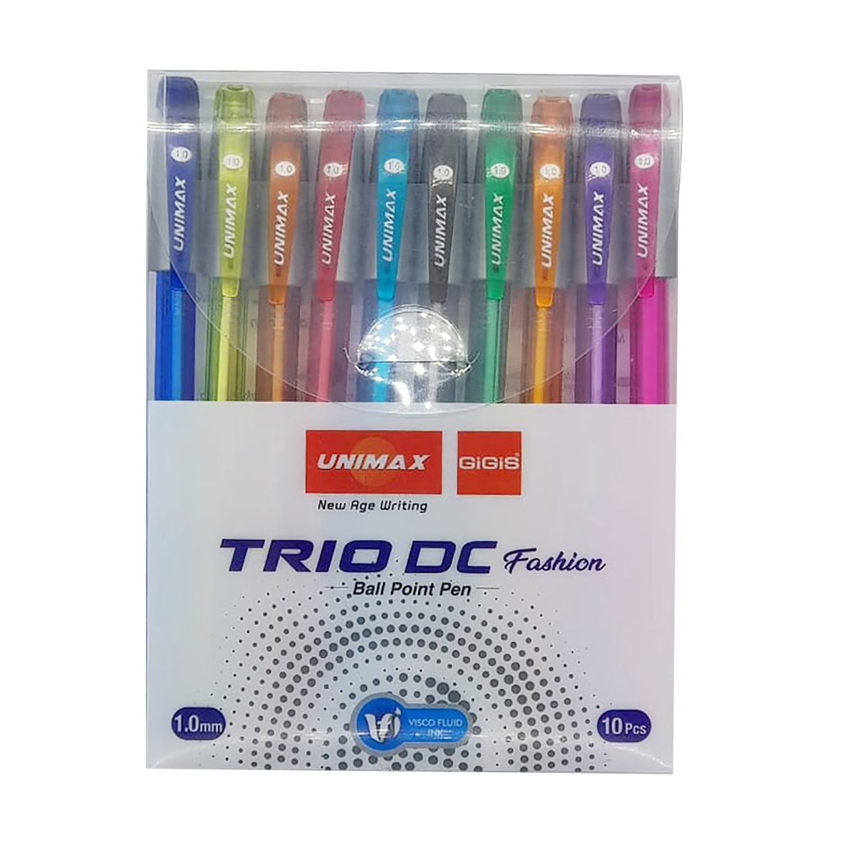 Unimax 1.0mm Pen Trio DC Fashion 10pcs