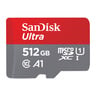 SanDisk Ultra microSDXC, 512GB, U1, C10, A1, UHS-1, 100MB/s R