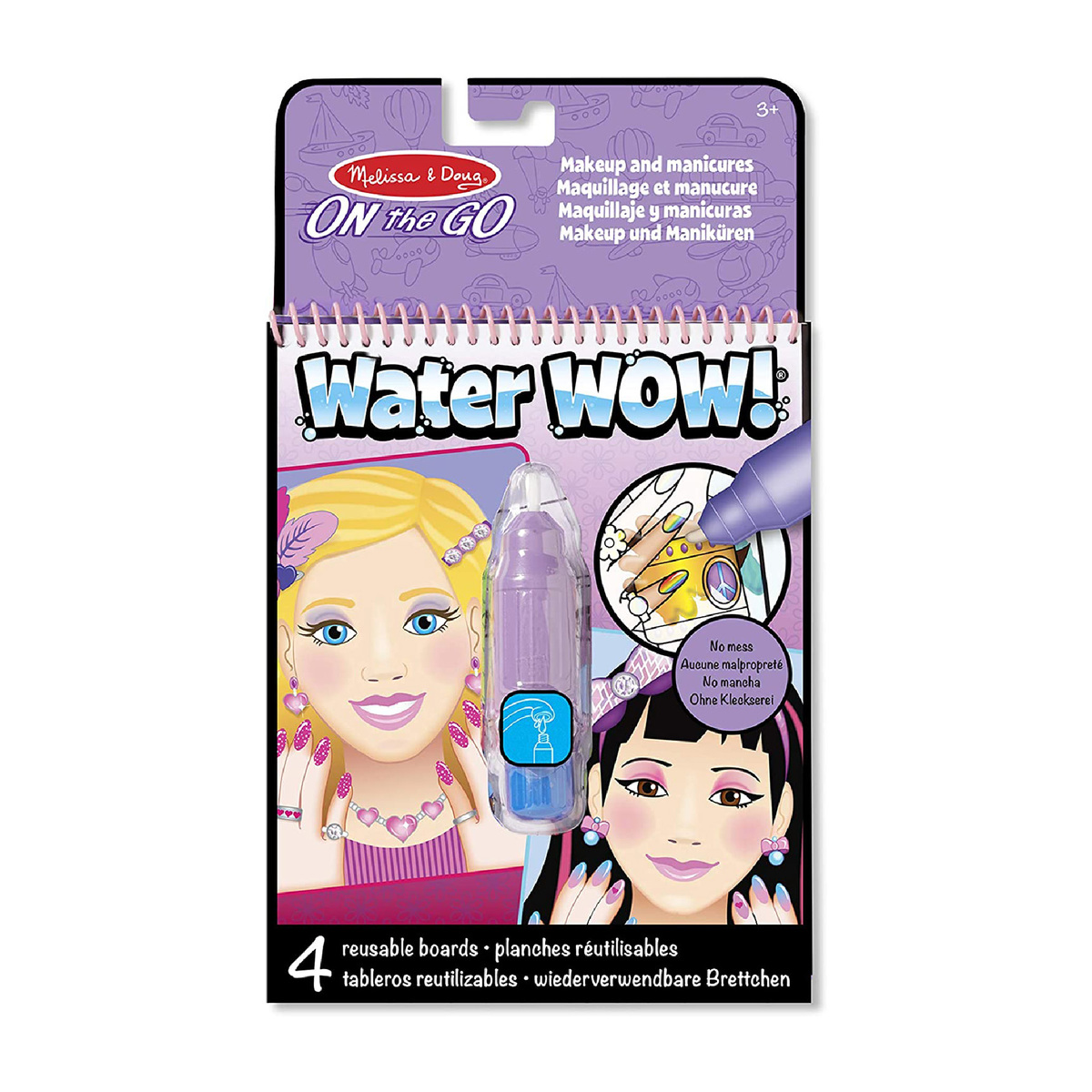 Melissa and Doug Water Wow - Makeup & Manicures MD9416
