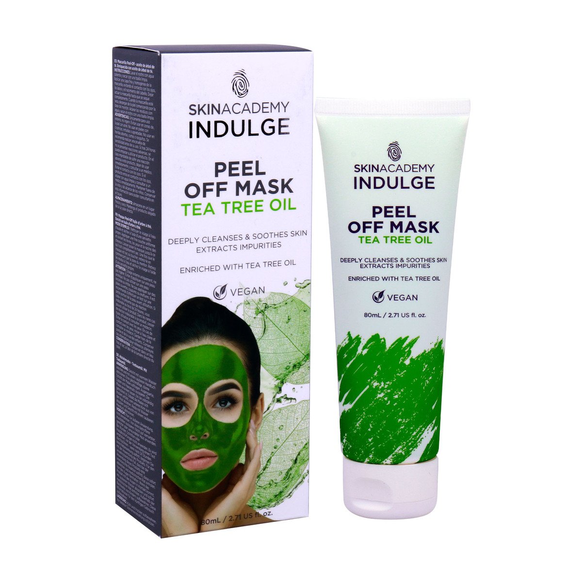 Skin Academy Indulge Peel Off Mask Tea Tree Oil 80 ml
