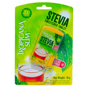Tropicana Slim Calorie Free Stevia Sweetener 300pcs