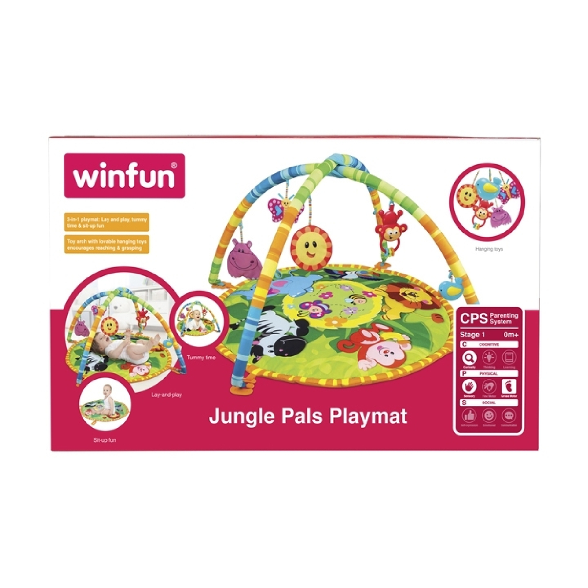 Winfun Jungle Pals Playmat, 000827