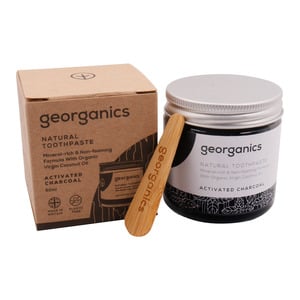 Georganics Activated Charcoal Natural Toothpaste 60ml