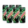 Mountain Dew Carbonated Soft Drink Can 6 x 325 ml