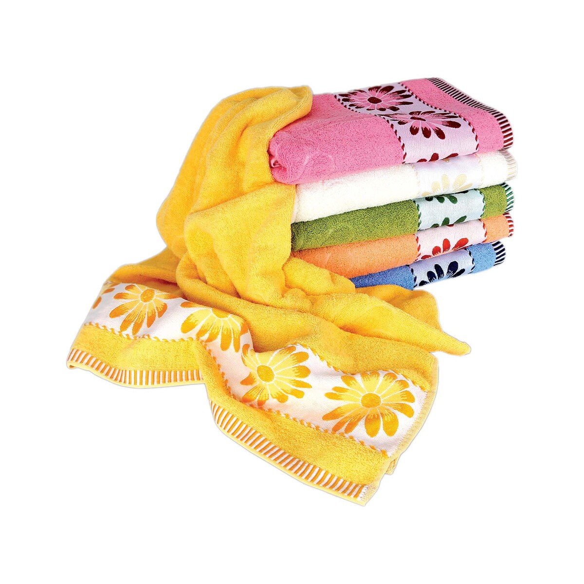 مابل ليف منشفة الحمام قطن 1 حبة متنوعة الألوان مقاس: 70× 140 سم