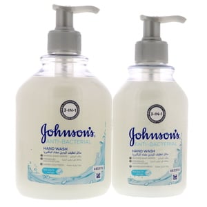 Johnson's Anti Bacterial Hand Wash Sea Salt 500ml + 300ml