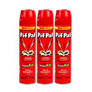 Pif  Paf Fly Insect Killer Value Pack 3 x 400ml
