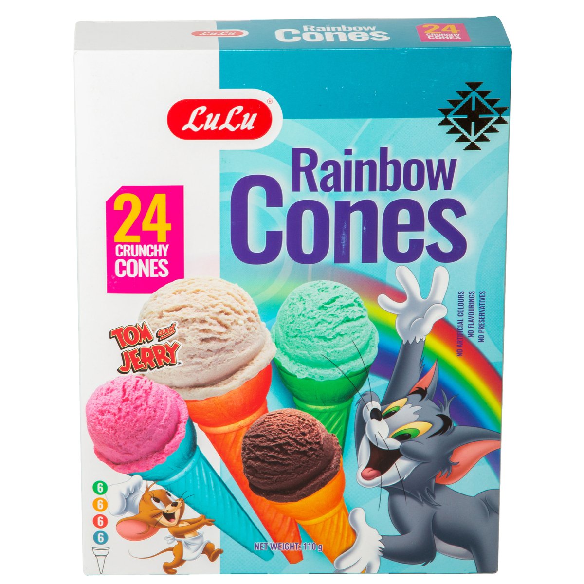 LuLu Rainbow Cones 110 g