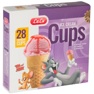 LuLu Ice Cream Crunchy Cups 180 g