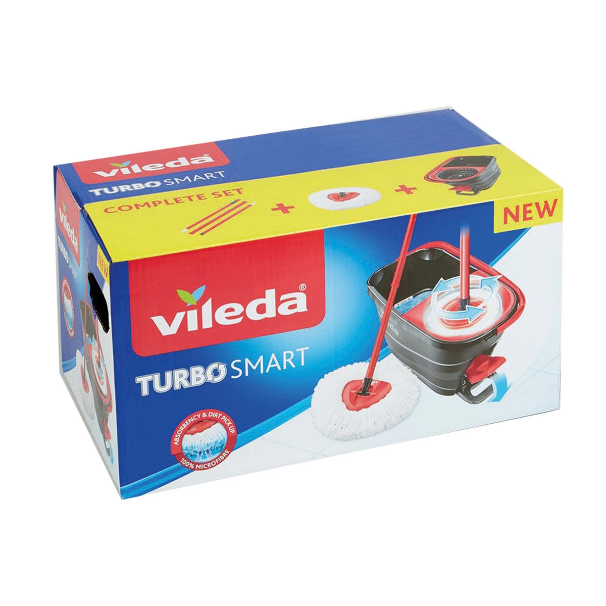 Vileda Smart Spin Mop + Bucket Turbo Online at Best Price, Mops