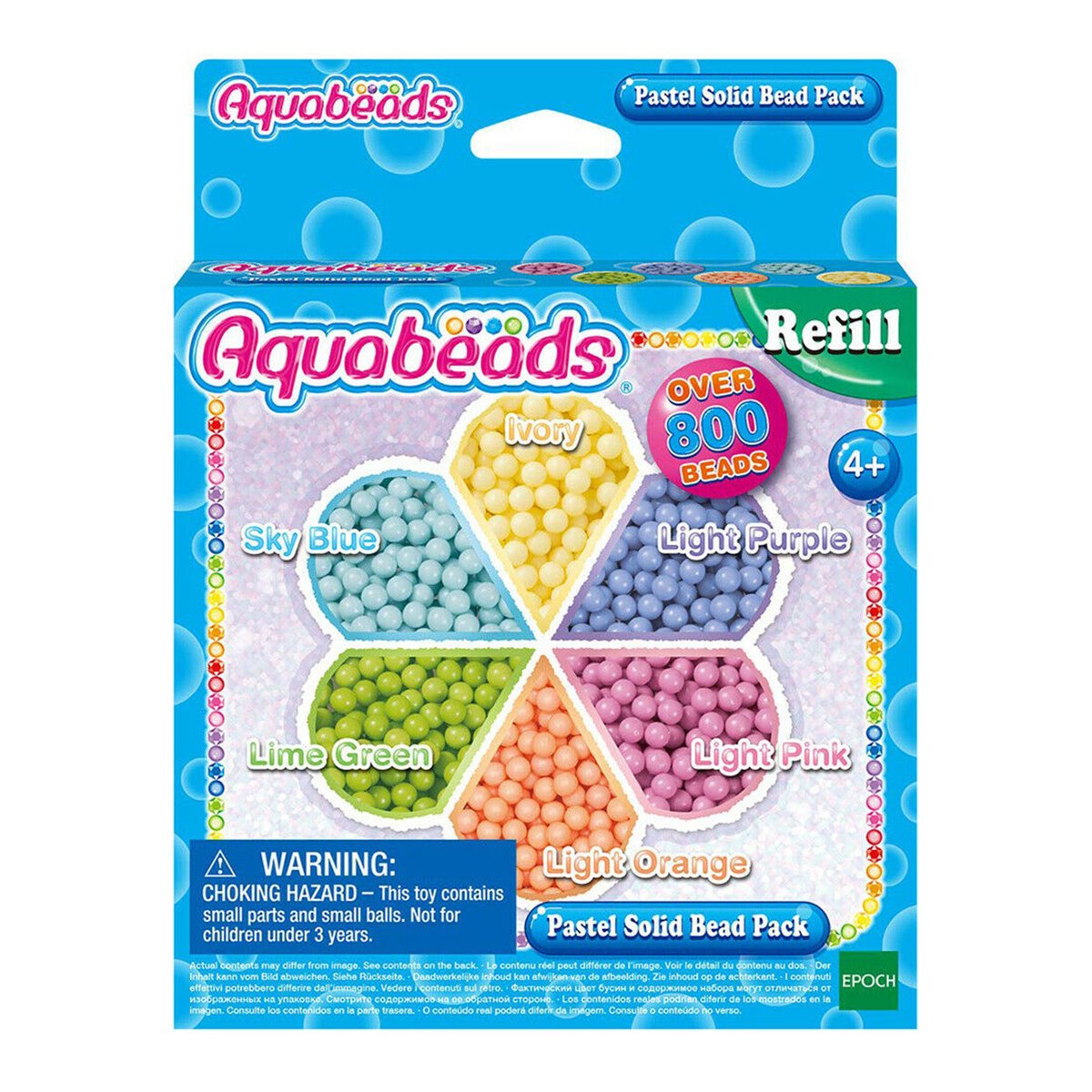 Aquabeads Pastel Solid Bead Pack 31360