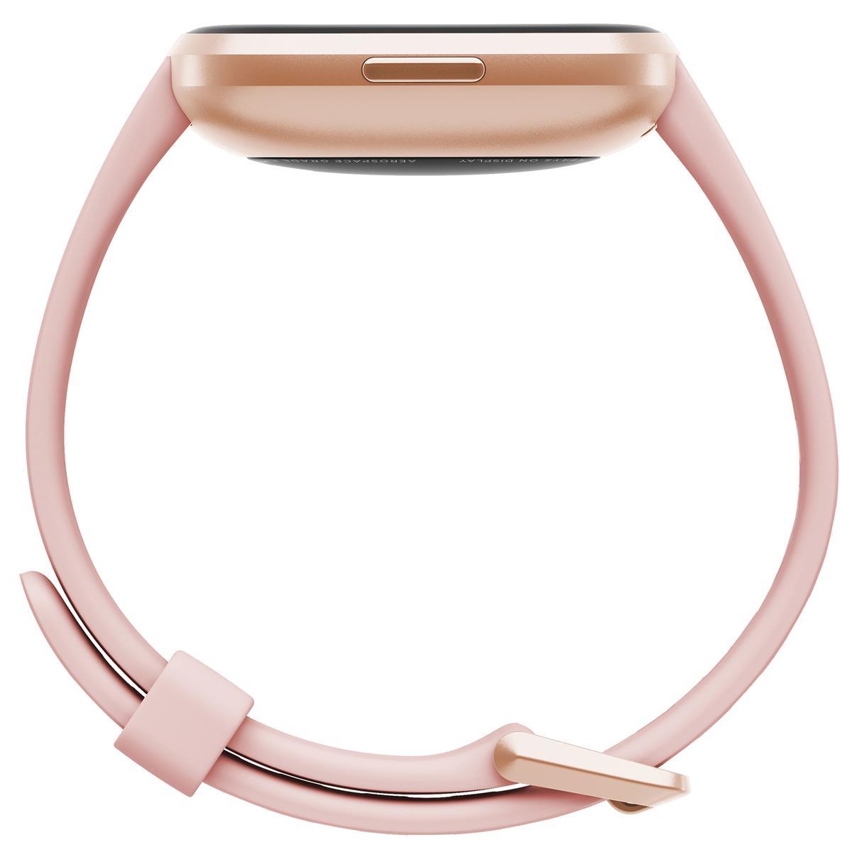 Fitbit Versa 2 Health and Fitness Smartwatch Petal/Copper Rose Aluminum