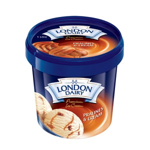 London Dairy Pralines & Cream Ice Cream 1 Litre