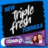 Closeup Triple Fresh Formula Gel Toothpaste Eucalyptus Freeze 120 ml