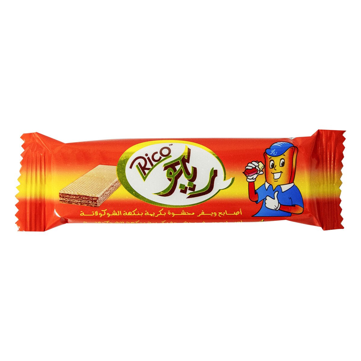 اشتري قم بشراء ريكو ويفر بكريمة الشوكولاتة 24 × 17.6 جم Online at Best Price من الموقع - من لولو هايبر ماركت Wafer Biscuits في السعودية
