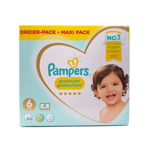 Pampers Premium Protection Maxi Pack No.6 13+kg 64pcs