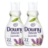 Downy Naturals Concentrate Fabric Softener Lavender Scent 2 x 880ml